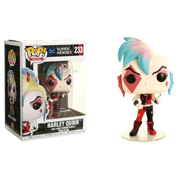 Funko POP! DC Super Heroes: Harley Quinn Punk Rock Skullbags #233 Hot Topic Excl