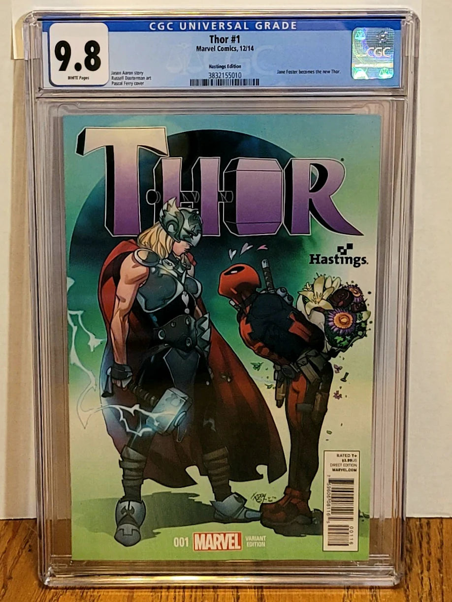 Thor, Vol. 4 2014 #1 Hastings Variant CGC 9.8 1st Jane Foster Thor