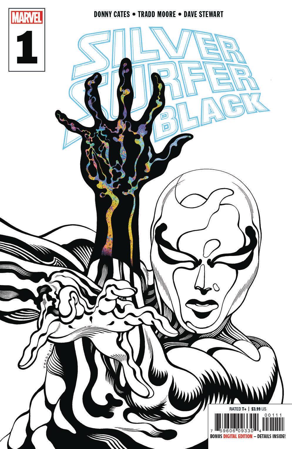 Silver Surfer Black #1 3rd Print Moore Var - NM Near Mint (of 5)
