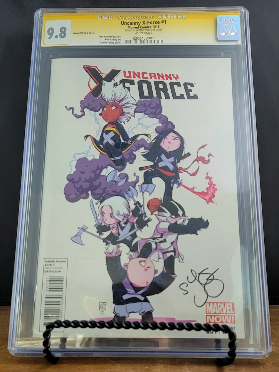 Uncanny X-Force V2 2013 #1 CGC 9.8 Signature Series: Skottie Young