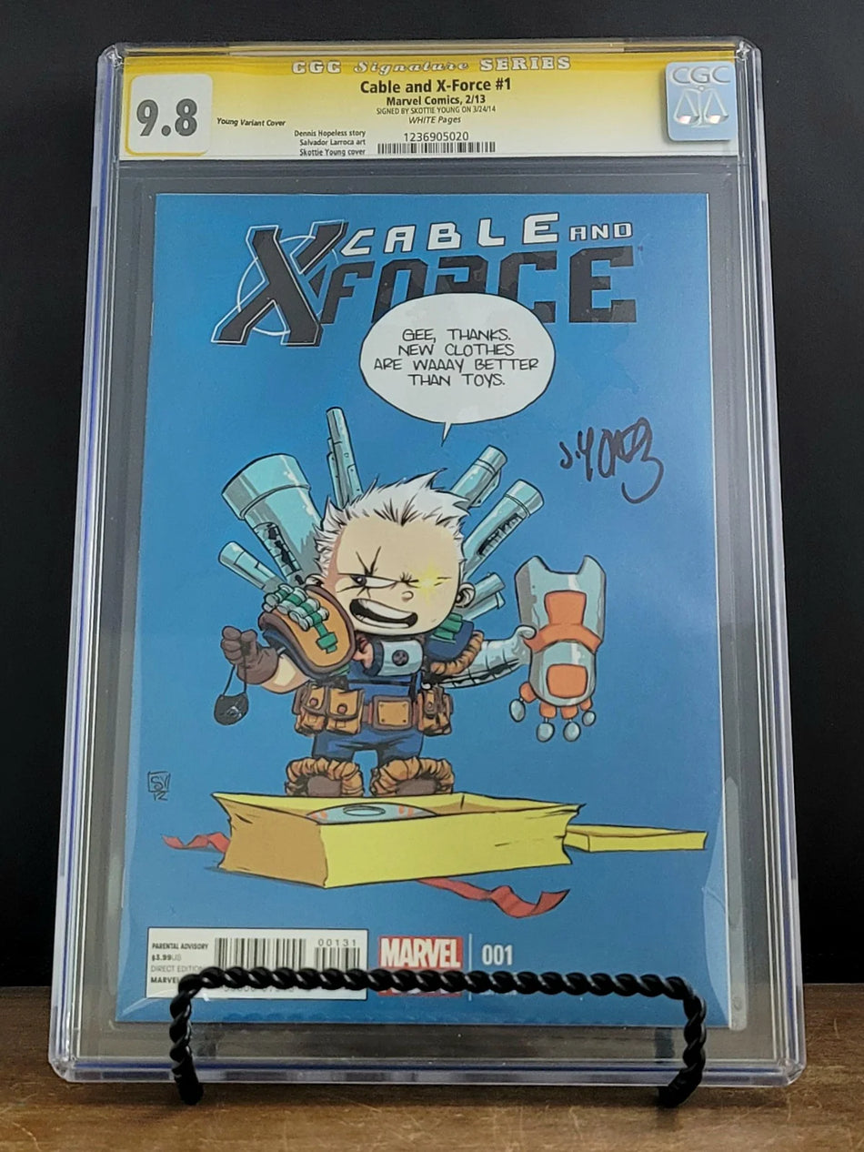 Cable and X-Force 2012 #1 CGC 9.8 Signature Series: Skottie Young