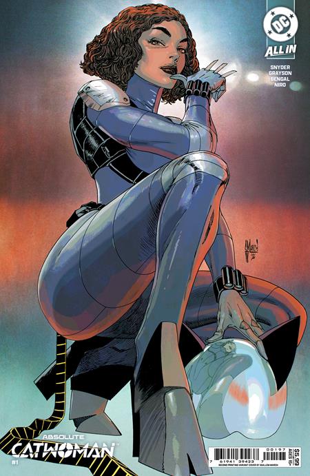 ABSOLUTE CATWOMAN #1 SECOND PRINTING CVR B GUILLEM MARCH CARD STOCK VAR OF 6