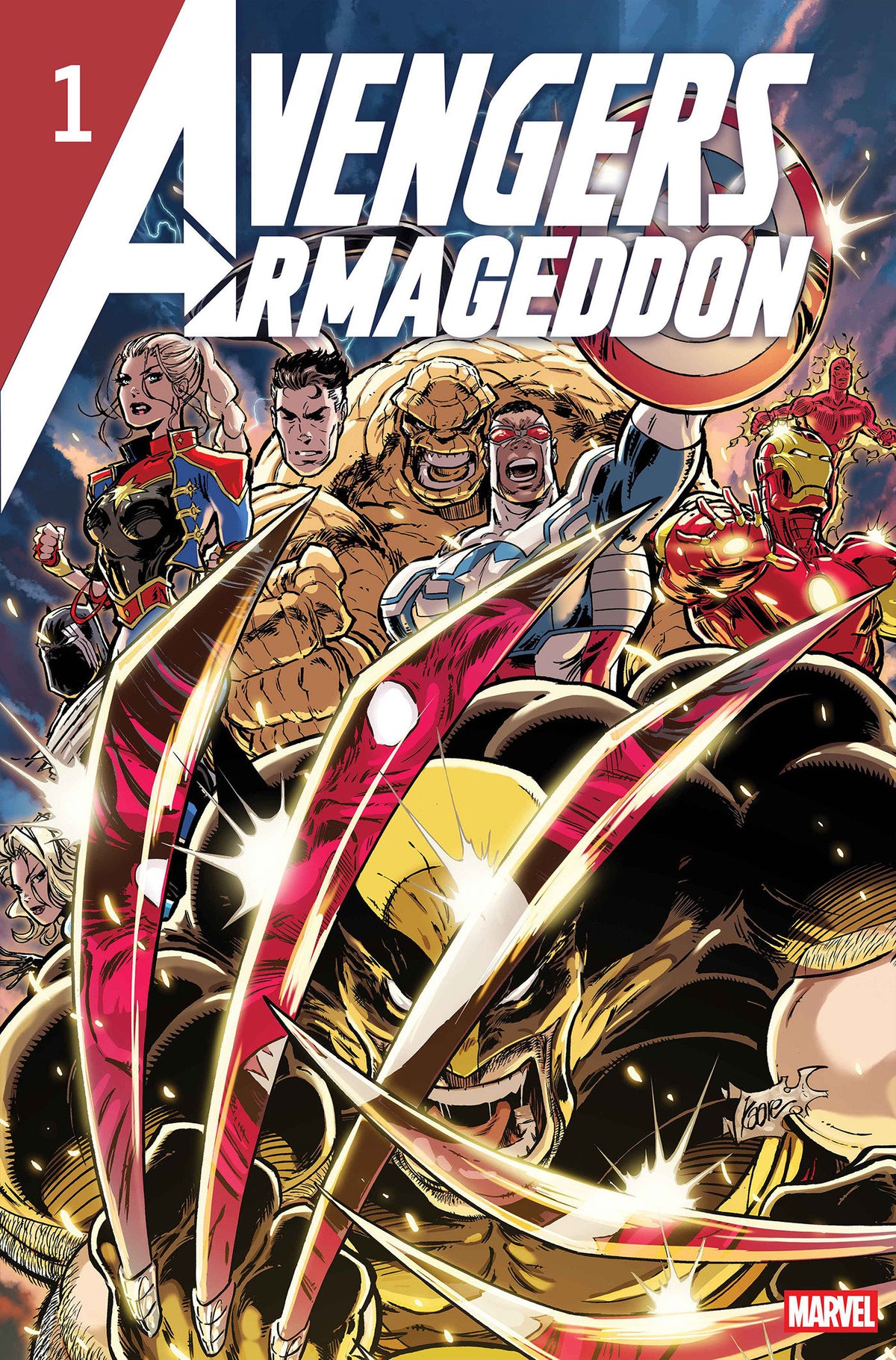 AVENGERS ARMAGEDDON #1 KAARE ANDREWS 2ND PRINTING VAR CVR A