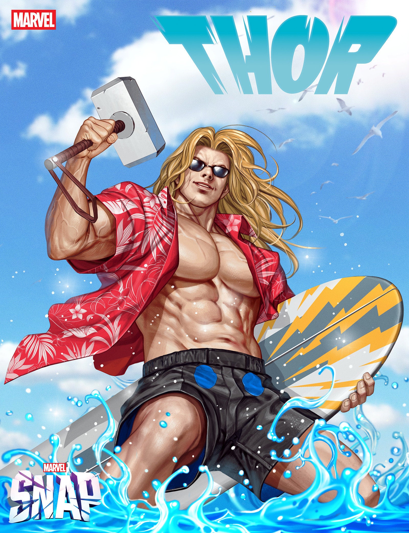 THOR #800 INHYUK LEE MARVEL SNAP SWIMSUIT VAR CVR G