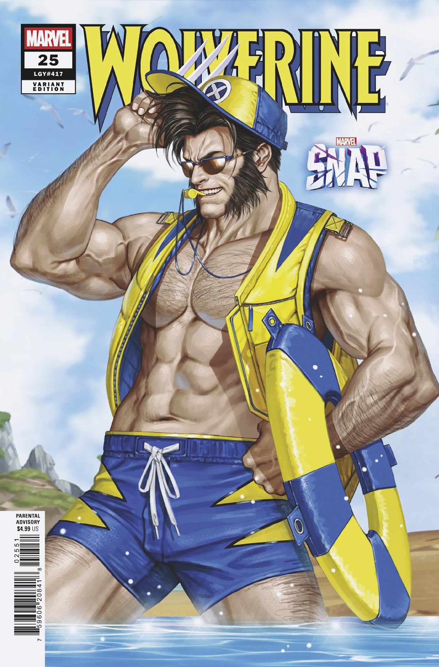 WOLVERINE #25 INHYUK LEE MARVEL SNAP SWIMSUIT VAR CVR E