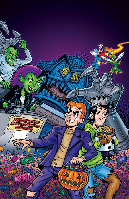 ARCHIES HALLOWEEN SPECTACULAR ONE SHOT CVR D STEVEN BUTLER LILY BUTLER FOIL FULL ART VAR