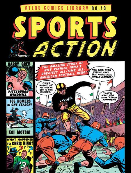 ATLAS COMICS LIBRARY HC NO 10 SPORTS ACTION