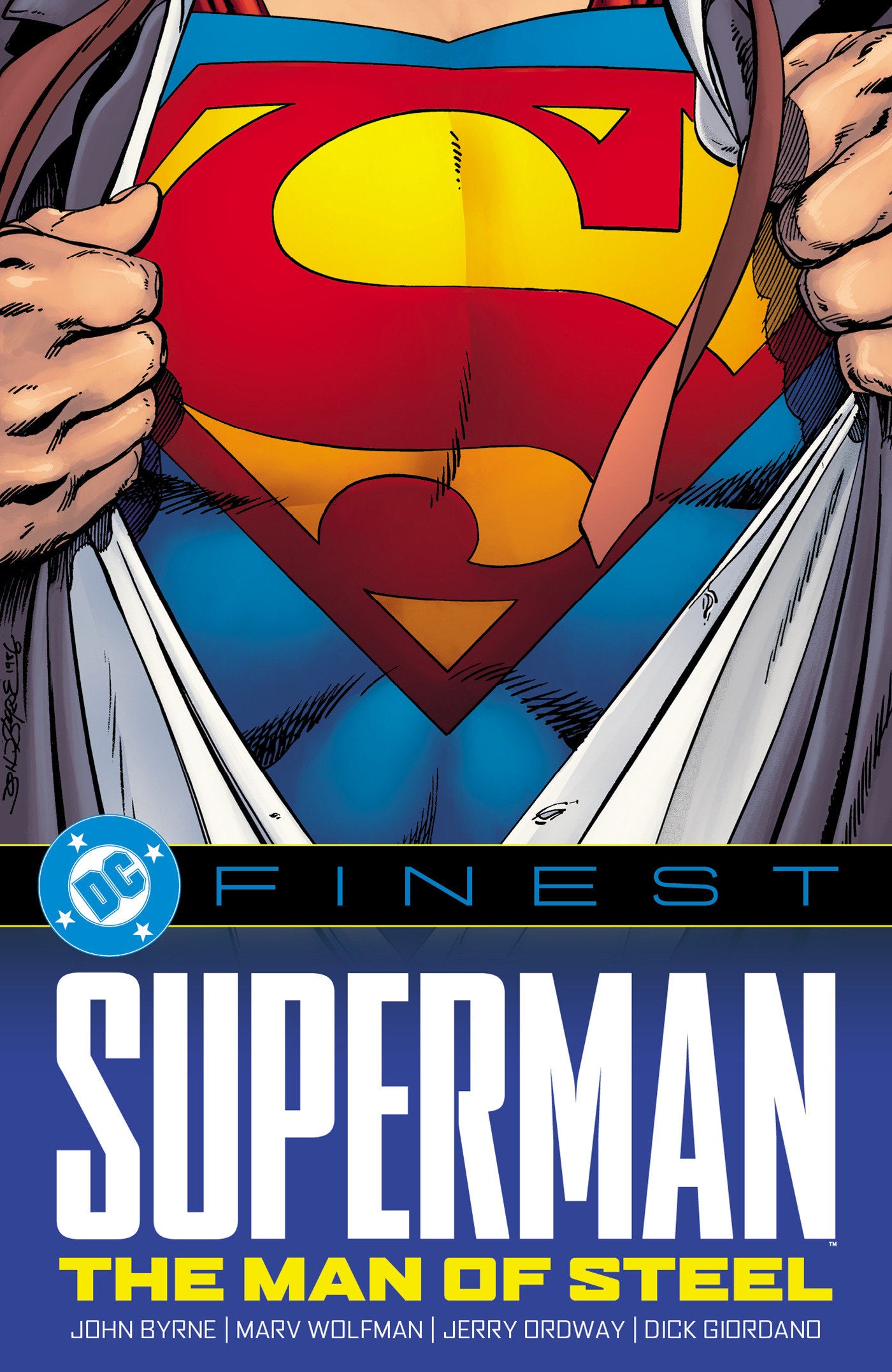 DC FINEST SUPERMAN THE MAN OF STEEL TP