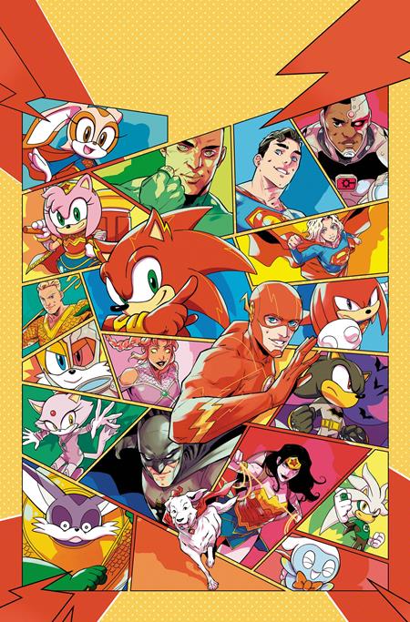 DC X SONIC THE HEDGEHOG METAL LEGION #5 CVR A PABLO M COLLAR (OF 5)