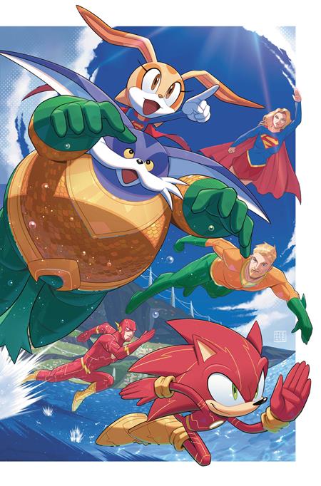 DC X SONIC THE HEDGEHOG METAL LEGION #5 CVR B MIN HO KIM CARD STOCK VAR (OF 5)