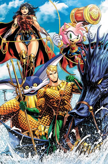 DC X SONIC THE HEDGEHOG METAL LEGION #5 CVR C SERG ACUNA CARD STOCK VAR (OF 5)