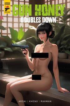GUN HONEY DOUBLES DOWN #4 CVR E RARE TEMPTER WRAPAROUND NUDE CLOTHED BAGGED VAR (OF 4)