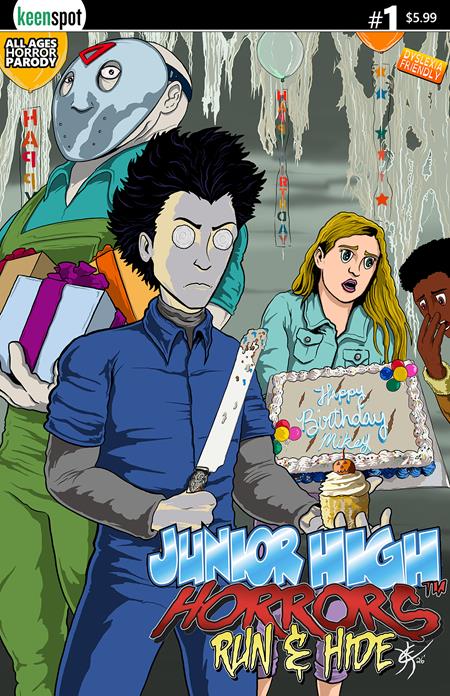 JUNIOR HIGH HORRORS RUN & HIDE #1 ONE SHOT CVR C ERIC KENT BIRTHDAY PARTY VAR