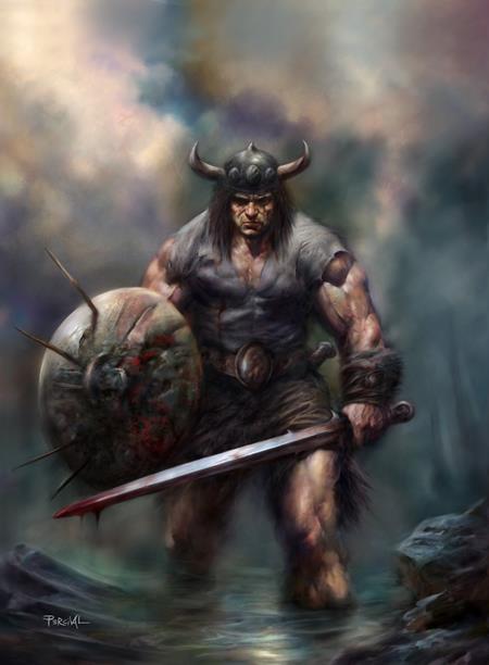 SAVAGE SWORD OF CONAN #16 CVR D NICK PERCIVAL VIRGIN CARDSTOCK VAR