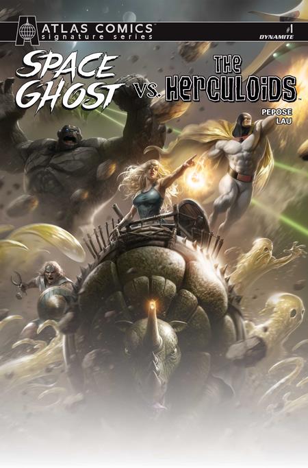 SPACE GHOST VS THE HERCULOIDS #1 CVR J FRANCESCO MATTINA ATLAS EDITION SIGNED BY DAVID PEPOSE VAR
