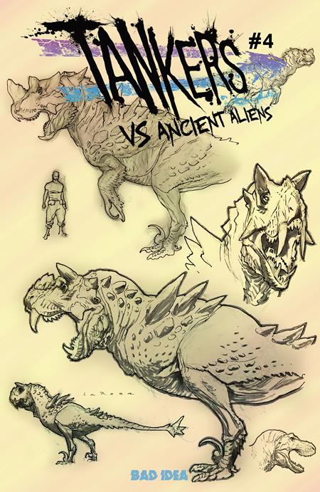 TANKERS VS ANCIENT ALIENS #4 CVR D INC 1:20 LEWIS LAROSA DESIGN VAR (OF 4)