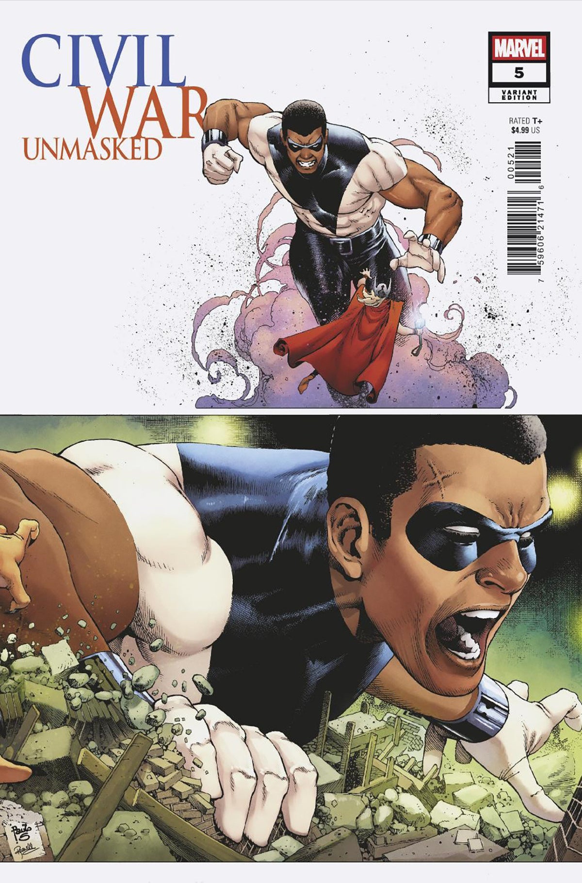CIVIL WAR UNMASKED #5 PAULO SIQUEIRA 5-PART CONNECTING VAR CVR B