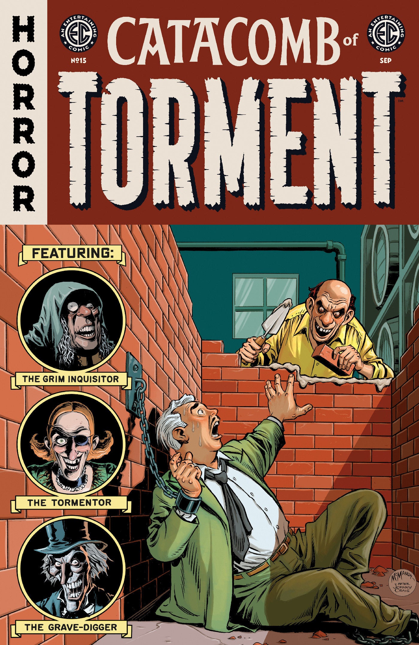 EC CATACOMB OF TORMENT #15 CVR C INC 1:10 SHAWN MCMANUS EC HOMAGE VAR 1:10 INCV