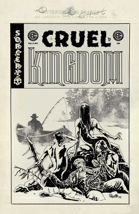 EC CRUEL KINGDOM 2 #1 CVR E INC 1:20 YANICK PAQUETTE BW ARTIST EDITION VAR 1:20 INCV