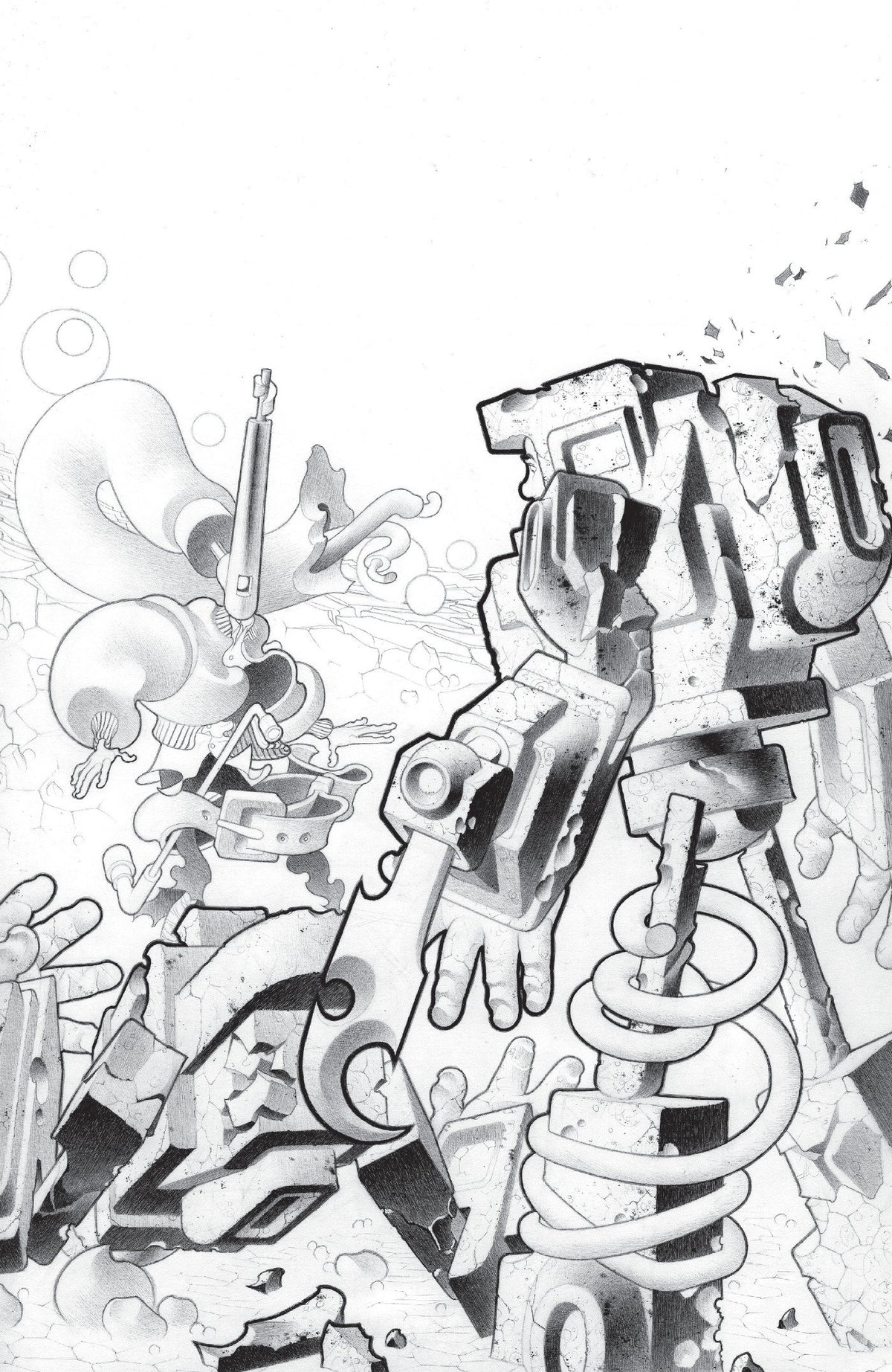 FACELESS AND THE FAMILY MAZE OF THE MECHANICAL ALIENS #3 CVR C INC 1:10 MATT LESNIEWSKI VAR 1:10 INCV