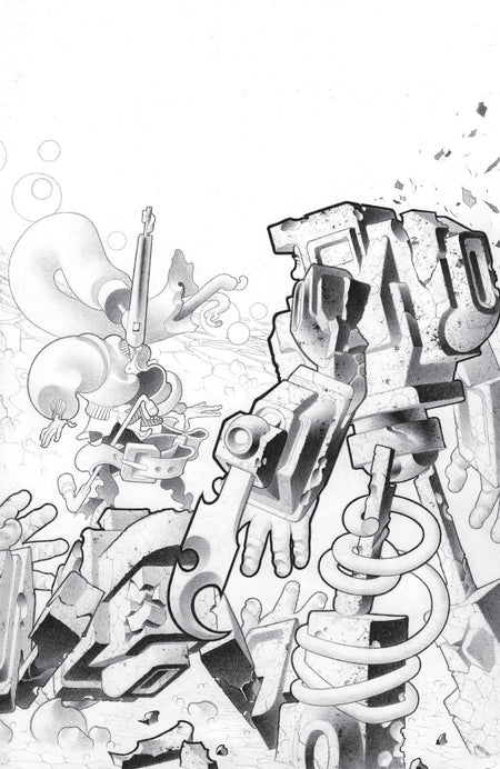 FACELESS AND THE FAMILY MAZE OF THE MECHANICAL ALIENS #3 CVR C INC 1:10 MATT LESNIEWSKI VAR 1:10 INCV