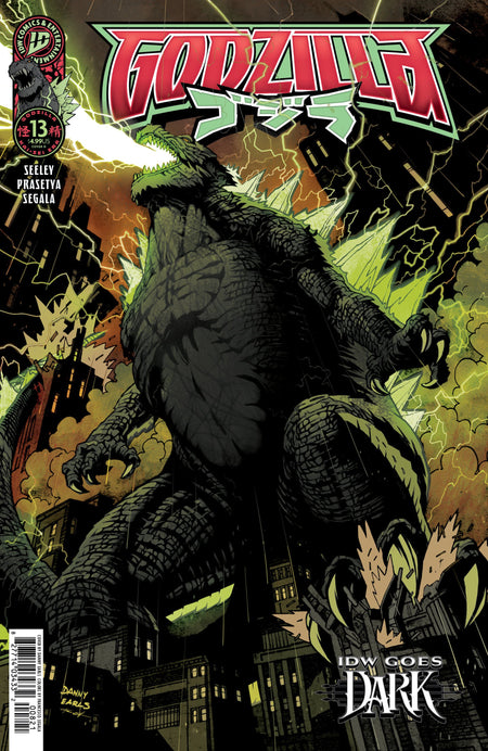 GODZILLA KAI-SEI ERA #13 VAR D EARLS IDW GOES DARK VAR CVR E