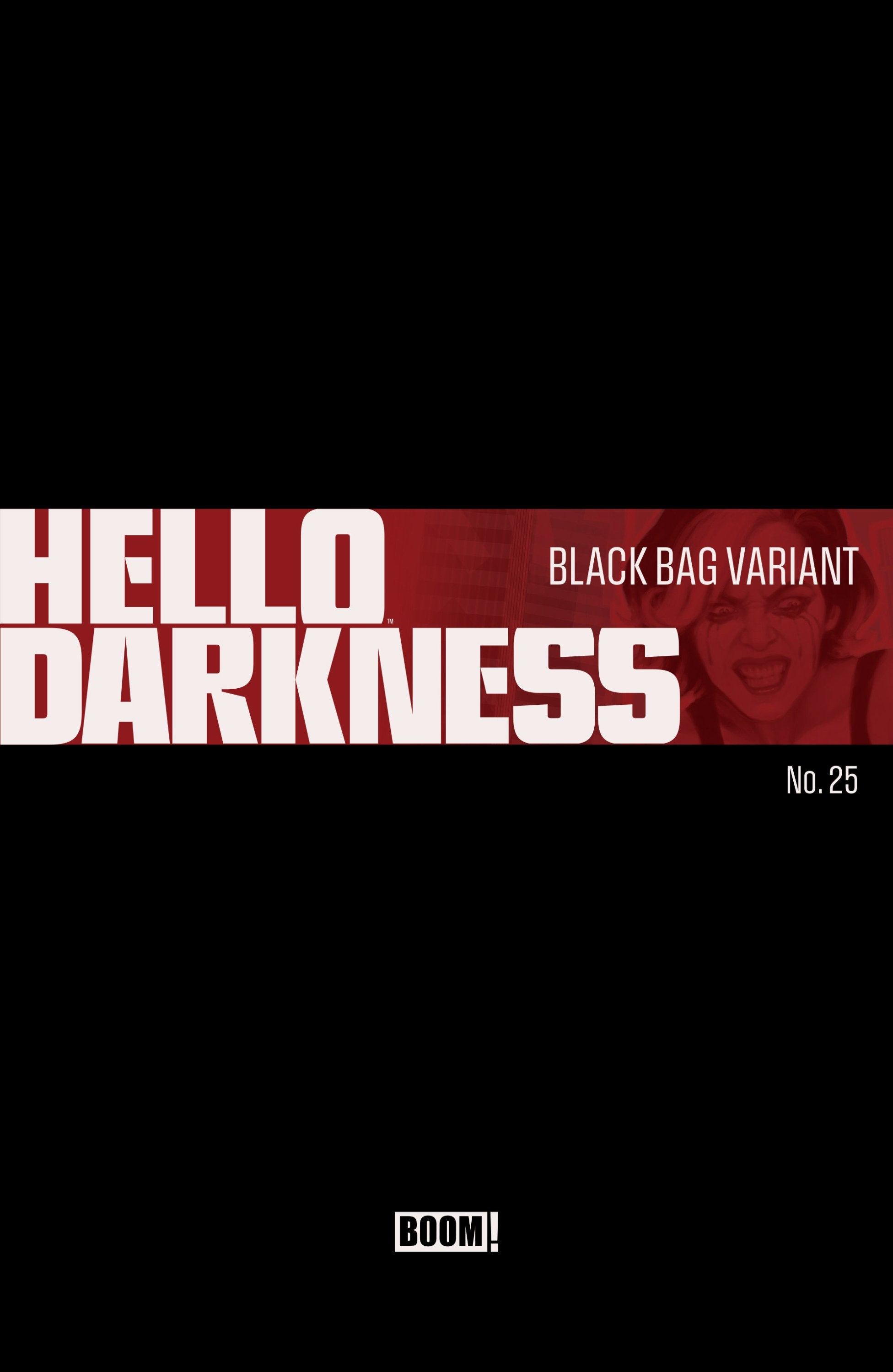 HELLO DARKNESS #25 CVR D BLACK BAG VAR