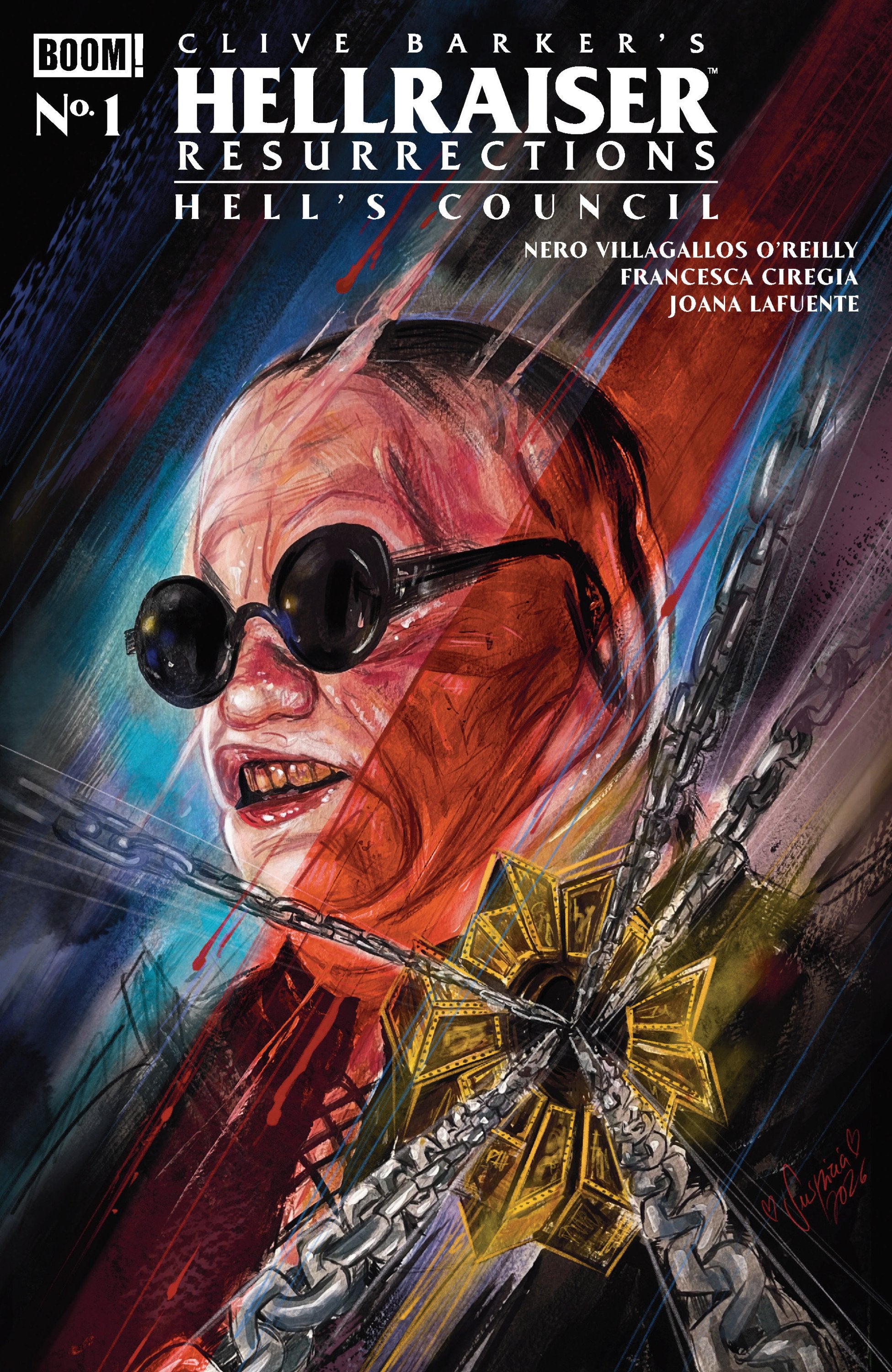 HELLRAISER RESURRECTIONS - HELLS COUNCIL #1 CVR A MAIN DRESSED VILCHEZ