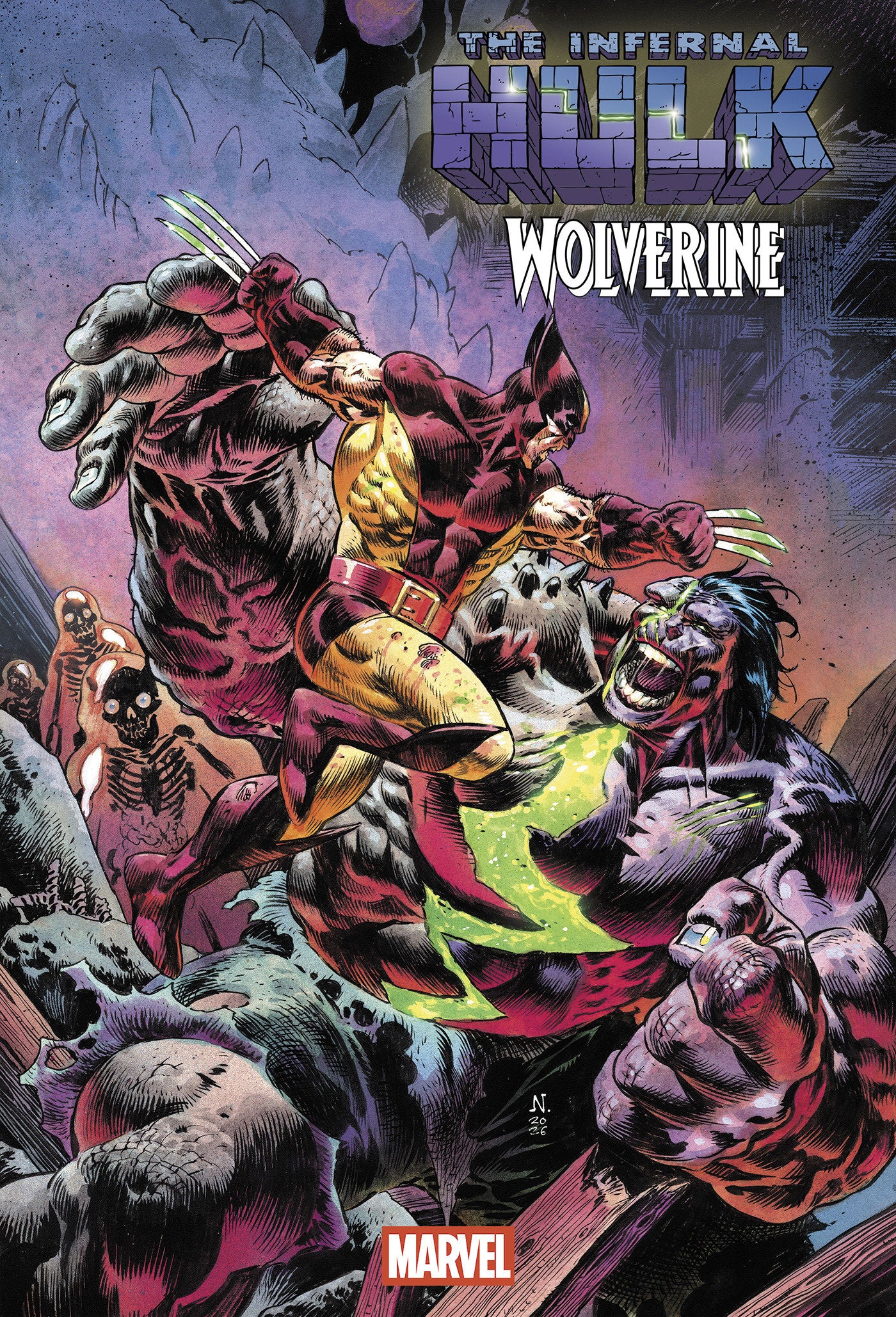 INFERNAL HULK VS WOLVERINE #1 CVR A