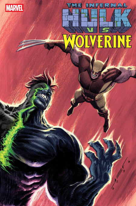 INFERNAL HULK VS WOLVERINE #1 JUAN FERREYRA VAR 1:25 INCV