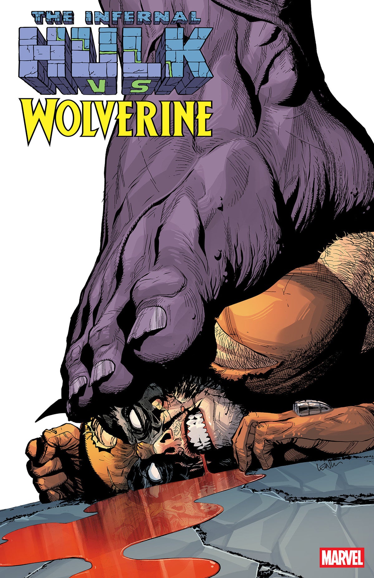 INFERNAL HULK VS WOLVERINE #1 LEINIL YU VAR CVR E