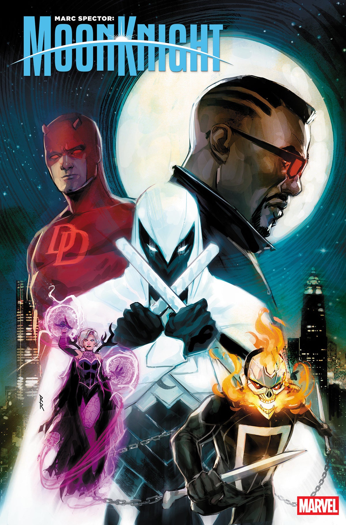MARC SPECTOR MOON KNIGHT #8 ROD REIS VAR 1:25 INCV