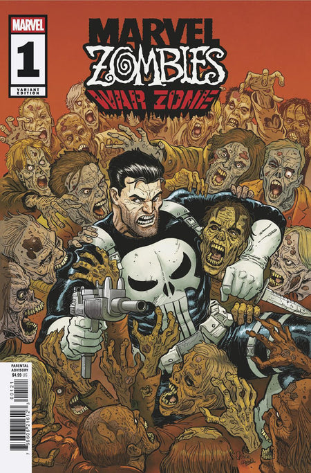 MARVEL ZOMBIES WAR ZONE #1 STEVE SKROCE VAR CVR B