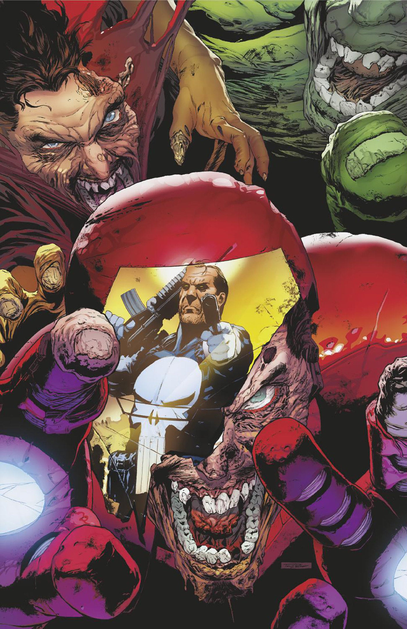 MARVEL ZOMBIES WAR ZONE #1 TONY PARKER VIRGIN VAR 1:50 INCV