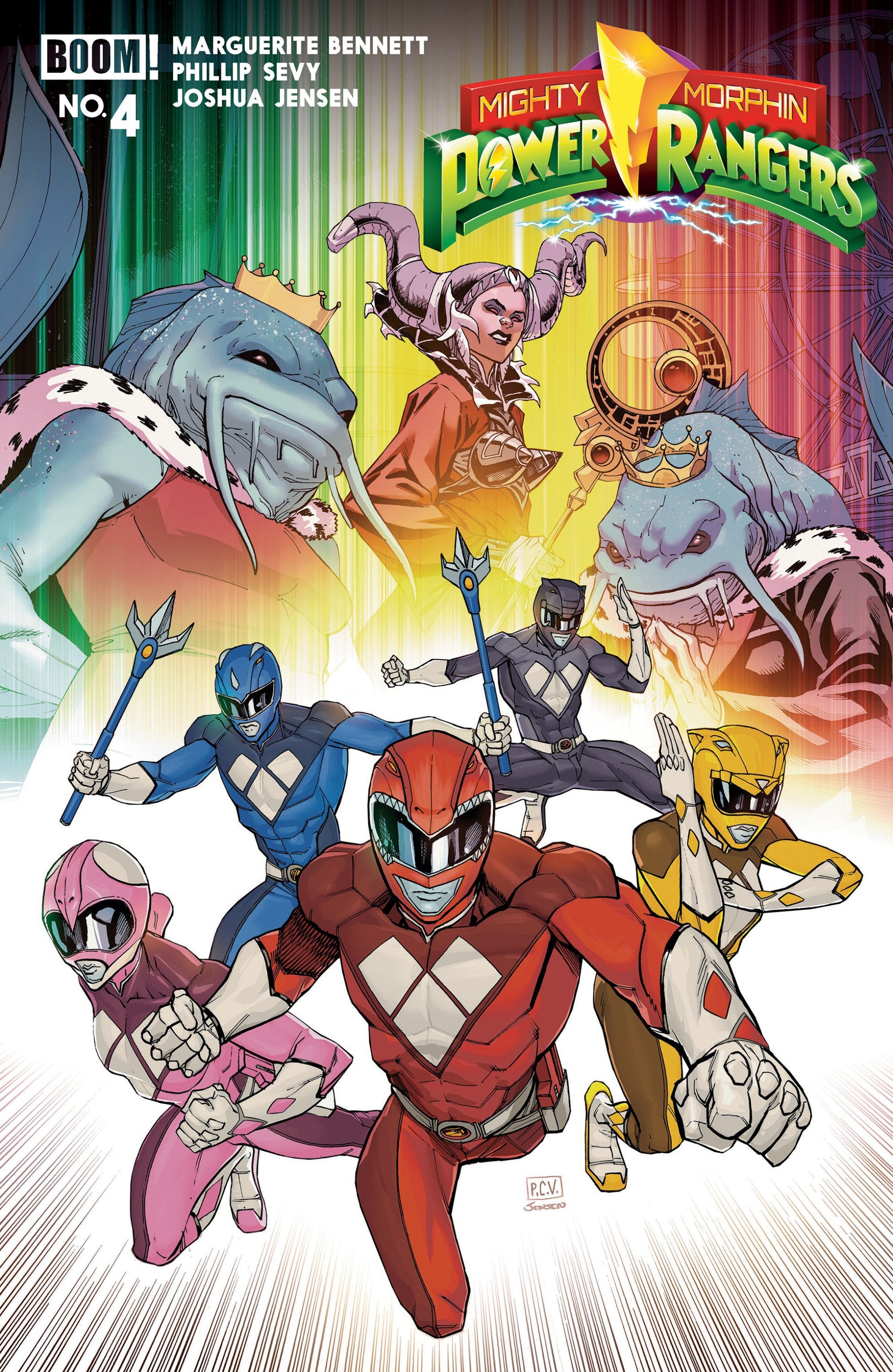 MIGHTY MORPHIN POWER RANGERS 2026 #4 B VAR DRESSED SEVY CVR B