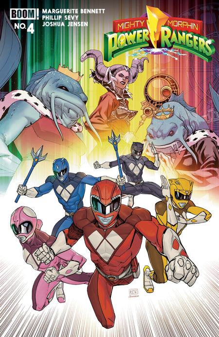 MIGHTY MORPHIN POWER RANGERS 2026 #4 B VAR DRESSED SEVY CVR B
