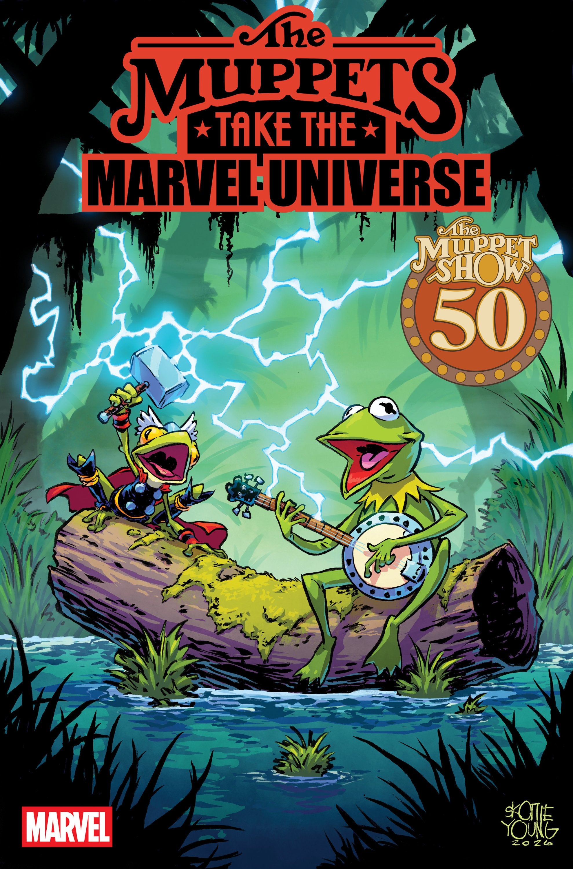 MUPPETS TAKE THE MARVEL UNIVERSE #1 SKOTTIE YOUNG VAR CVR G