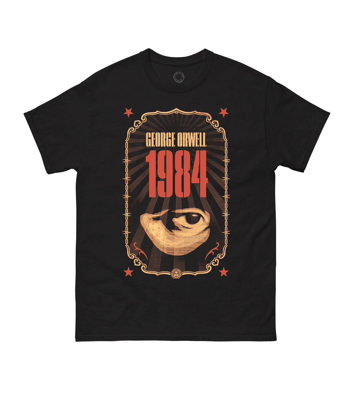 OBEY GEORGE ORWELLS 1984 UNISEX T-SHIRT SMALL