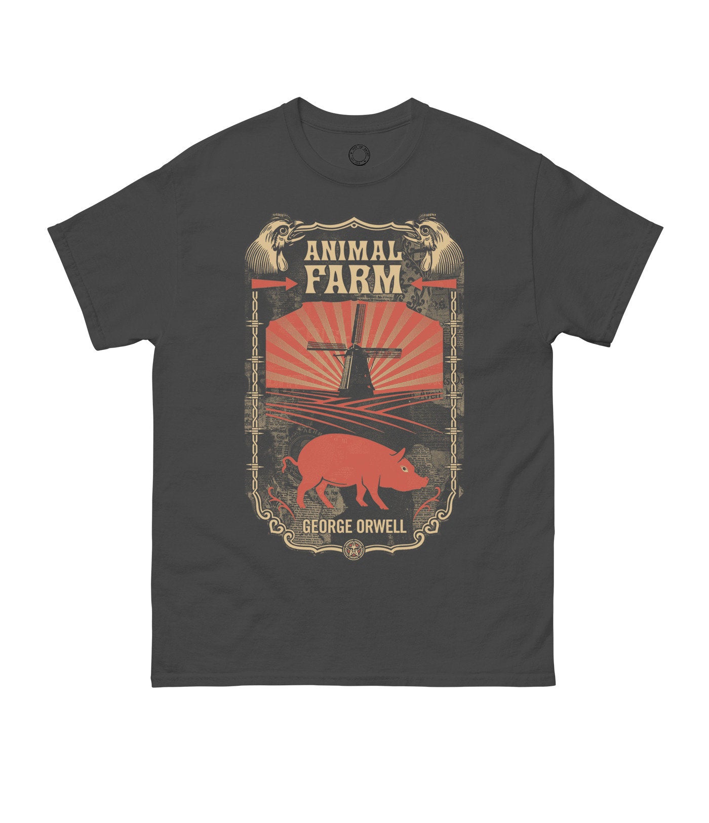 OBEY GEORGE ORWELLS ANIMAL FARM UNISEX T-SHIRT XXX-LARGE