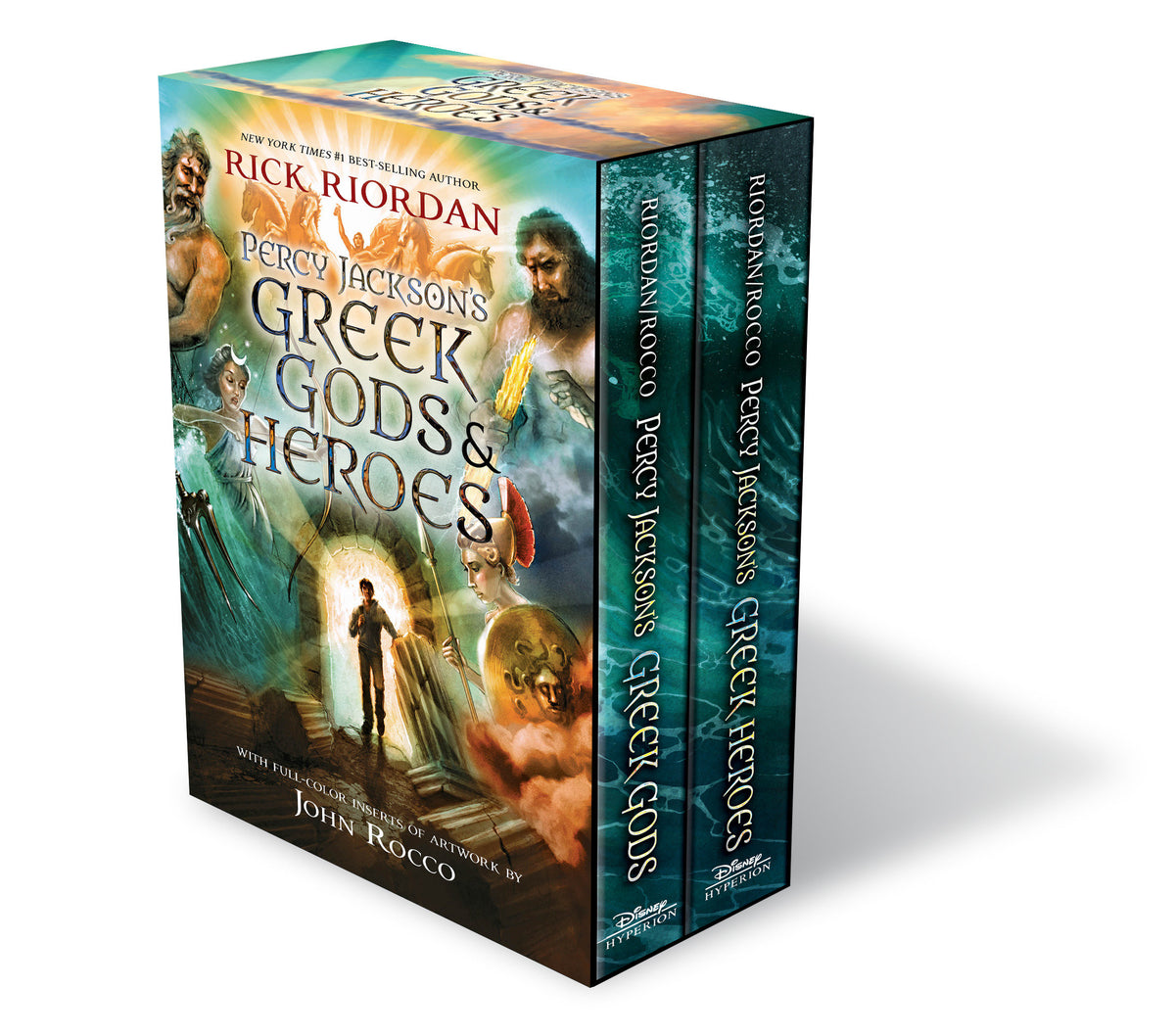 PERCY JACKSONS GREEK GODS AND HEROES BOXED SET