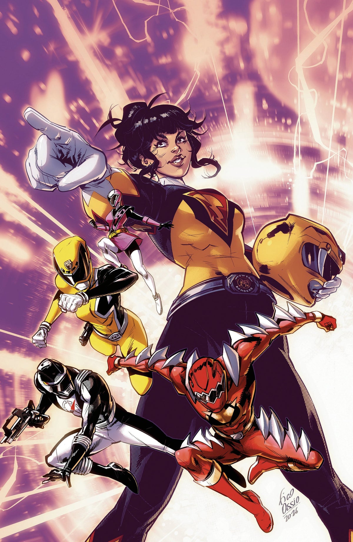 POWER RANGERS UNLIMITED #3 F 1:20 INCV VAR FULL ART OSSIO CVR F