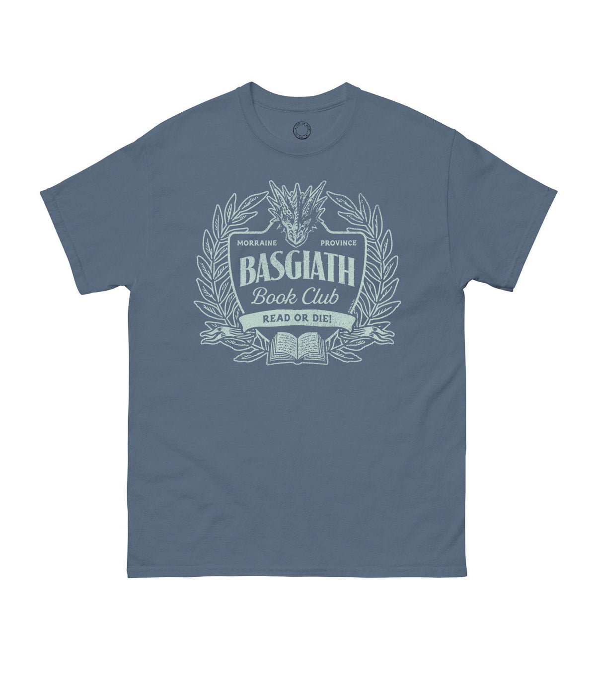 REBECCA YARROSS FOURTH WING BASGIATH BOOK CLUB UNISEX T-SHIRT SMALL