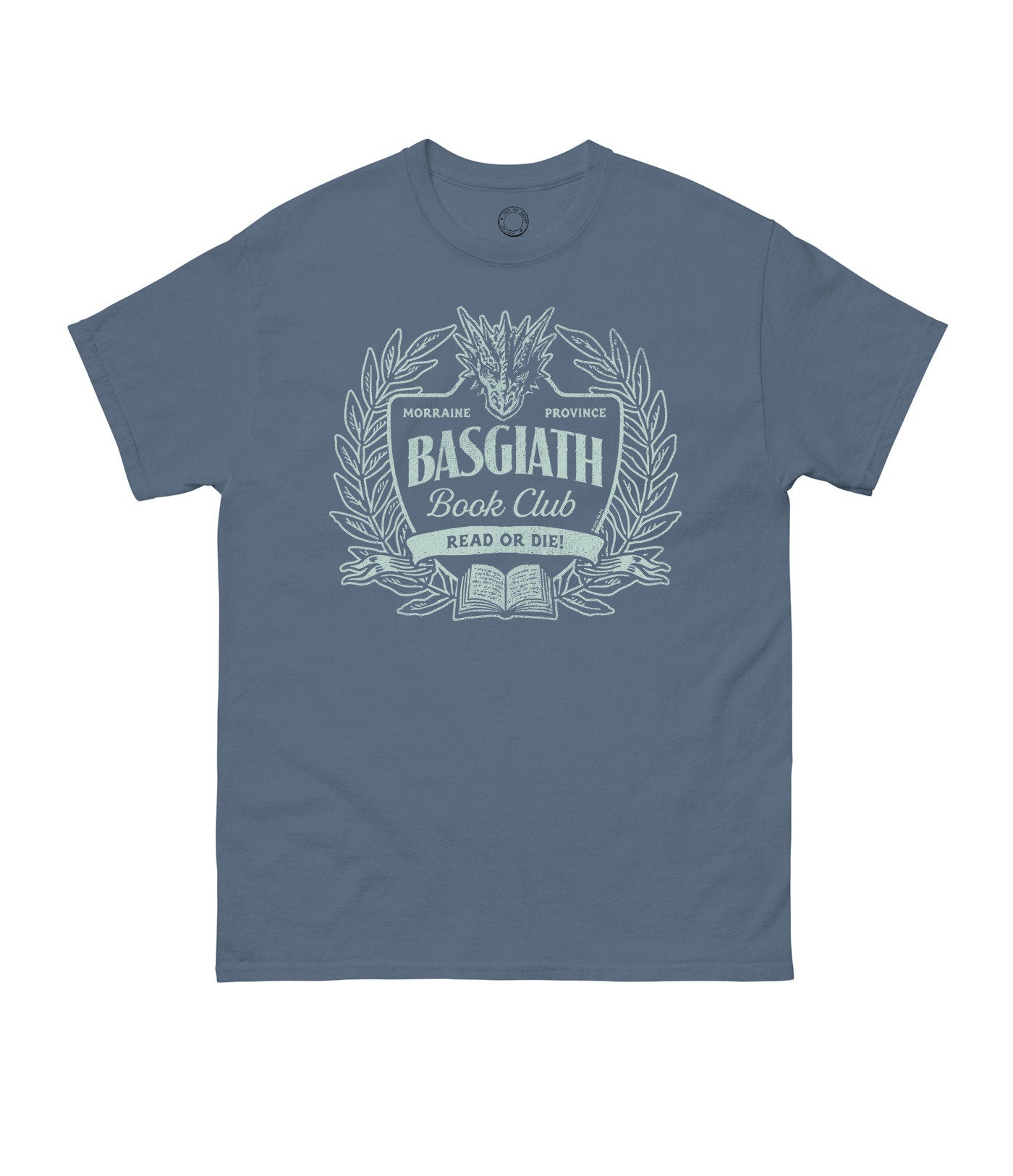 REBECCA YARROSS FOURTH WING BASGIATH BOOK CLUB UNISEX T-SHIRT SMALL