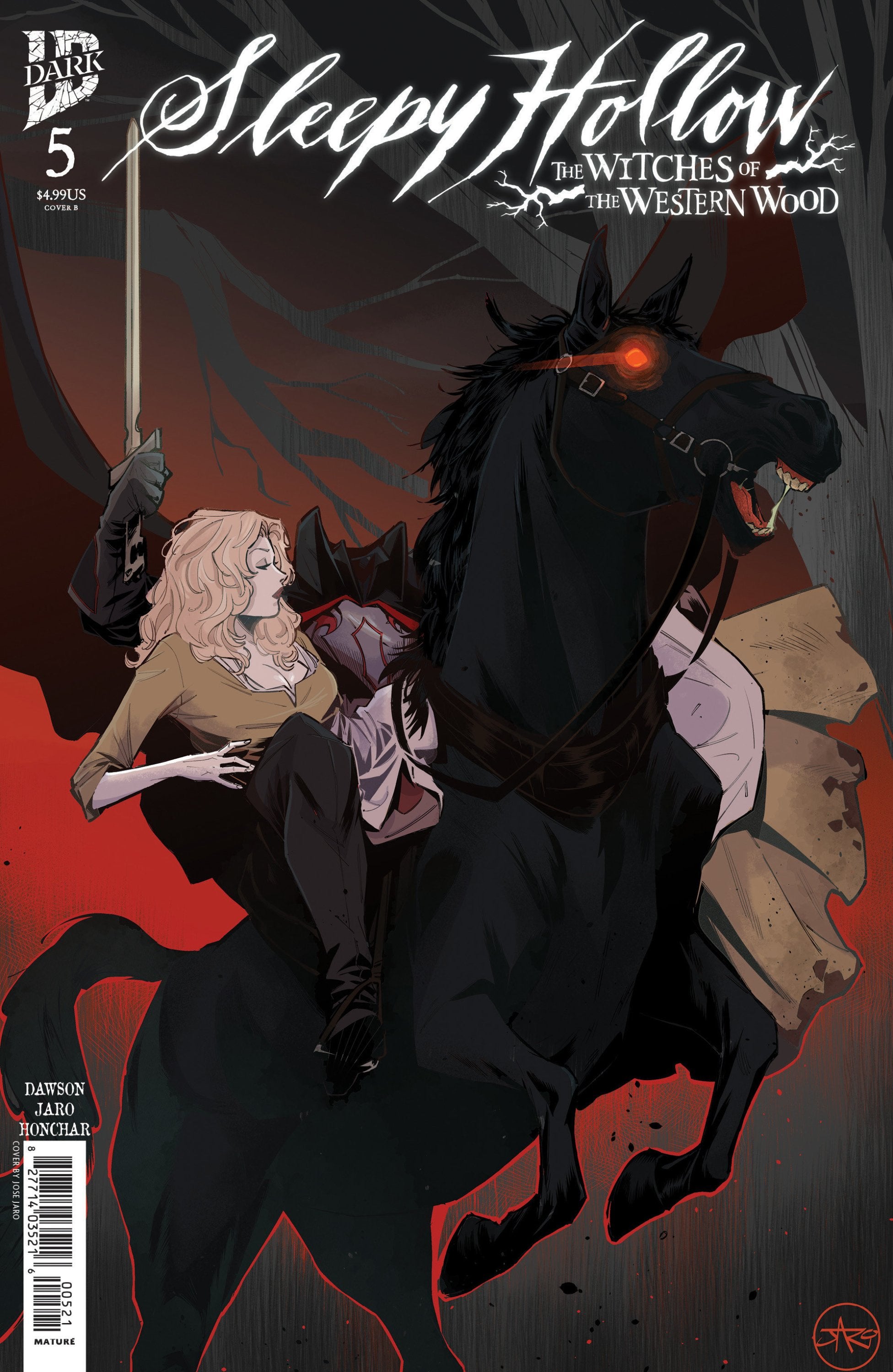SLEEPY HOLLOW THE WITCHES OF THE WESTERN WOOD #5 CVR B JARO