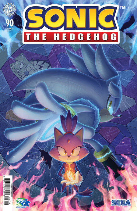 SONIC THE HEDGEHOG #90 COVER A HAINES CVR A