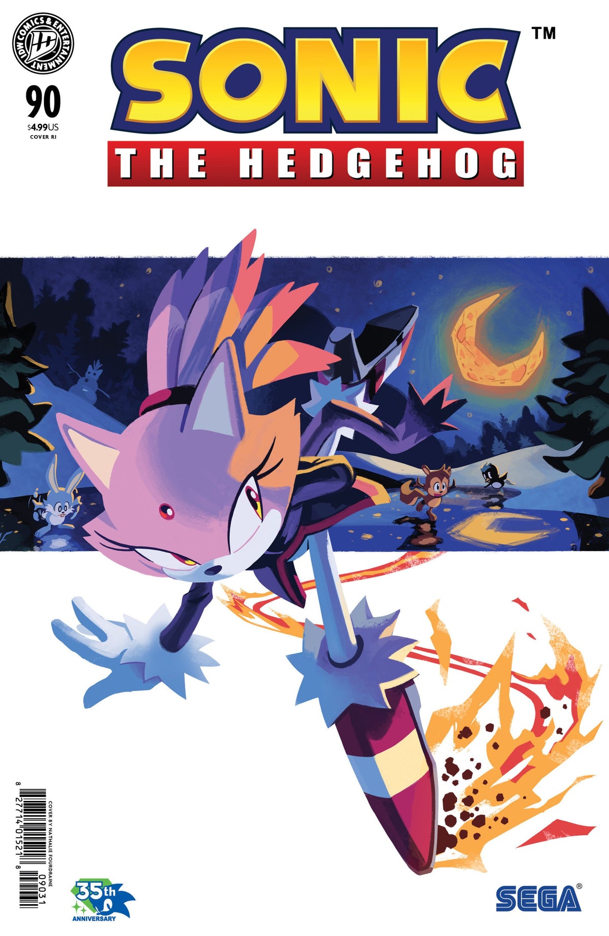 SONIC THE HEDGEHOG #90 VAR RI 15 FOURDRAINE CVR C 1:15 INCV