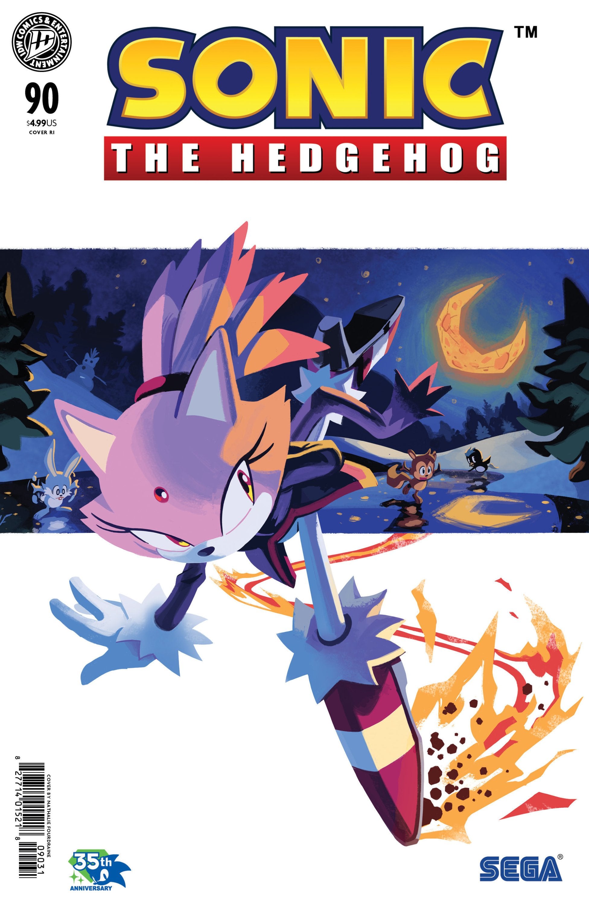 SONIC THE HEDGEHOG #90 VAR RI 15 FOURDRAINE CVR C 1:15 INCV