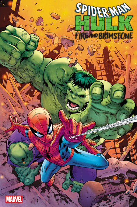SPIDER-MAN HULK FIRE AND BRIMSTONE #2 GREG LAND VAR CVR C