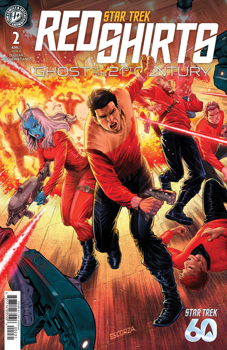 STAR TREK RED SHIRTS--GHOST OF THE 21ST CENTURY #2 VAR RI 10 ESCORZA BROTHERS CVR C 1:10 INCV