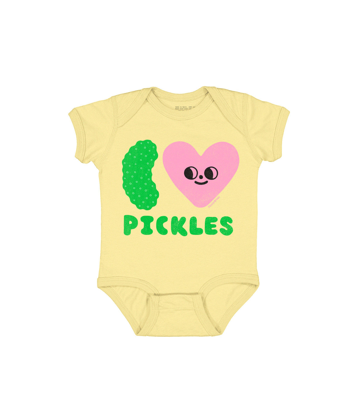 SUZY ULTMAN I HEART PICKLES BABY BODYSUIT - 6 MO
